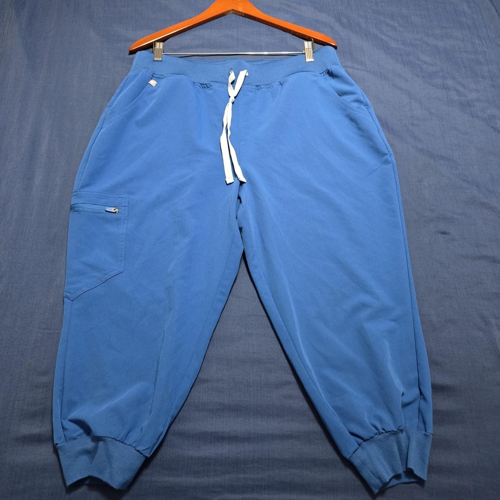 FIGS Pants Womens XL Petite Blue Zamora Jogger Scrub Technical Collection